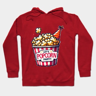 Popcorn Party - Printed Hoodie